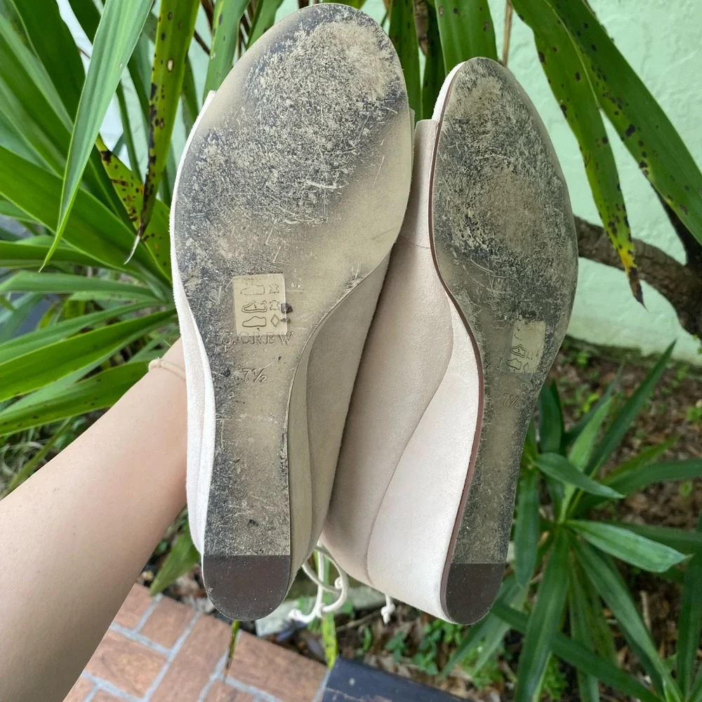 Nude wedge sandals J. Crew
